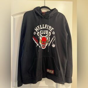 Stranger Things-Hellfire Club Black Hoodie